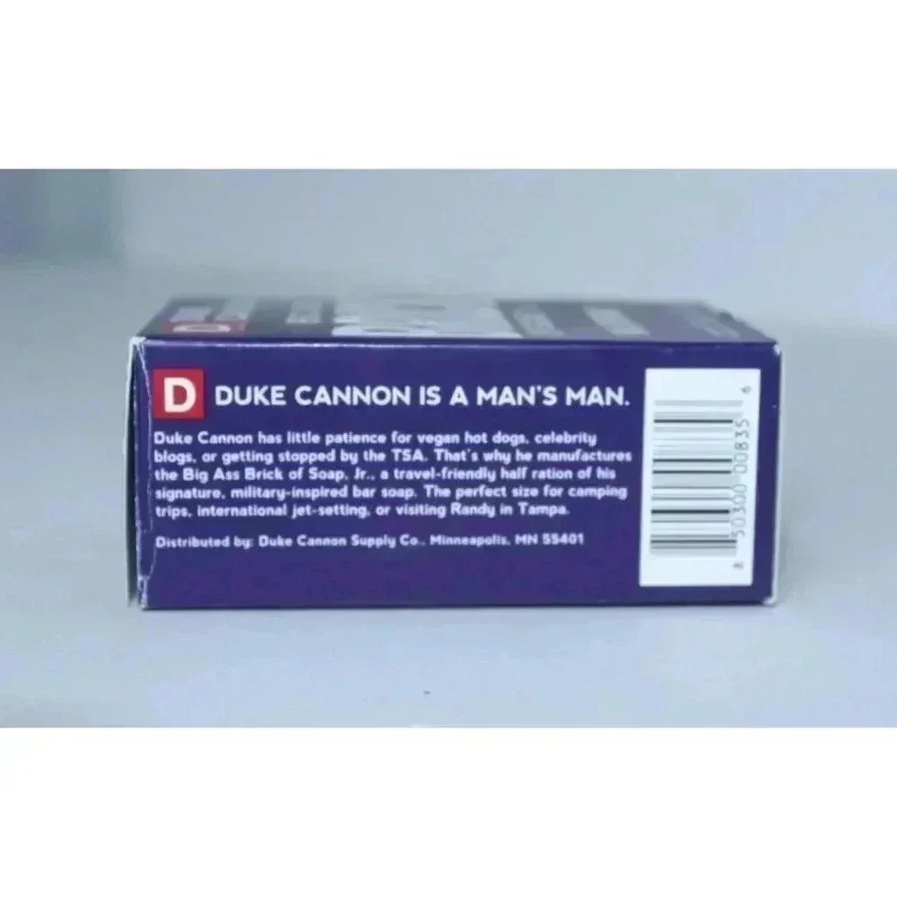 Duke Cannon Big Ass Brick Of Soap JR 4.5oz Men Smells Like NAVAL DIPLOMACY - NIB